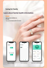 Aurina – Smart Enamel Wellness Ring – Fitness & Sleep Tracker for iOS & Android