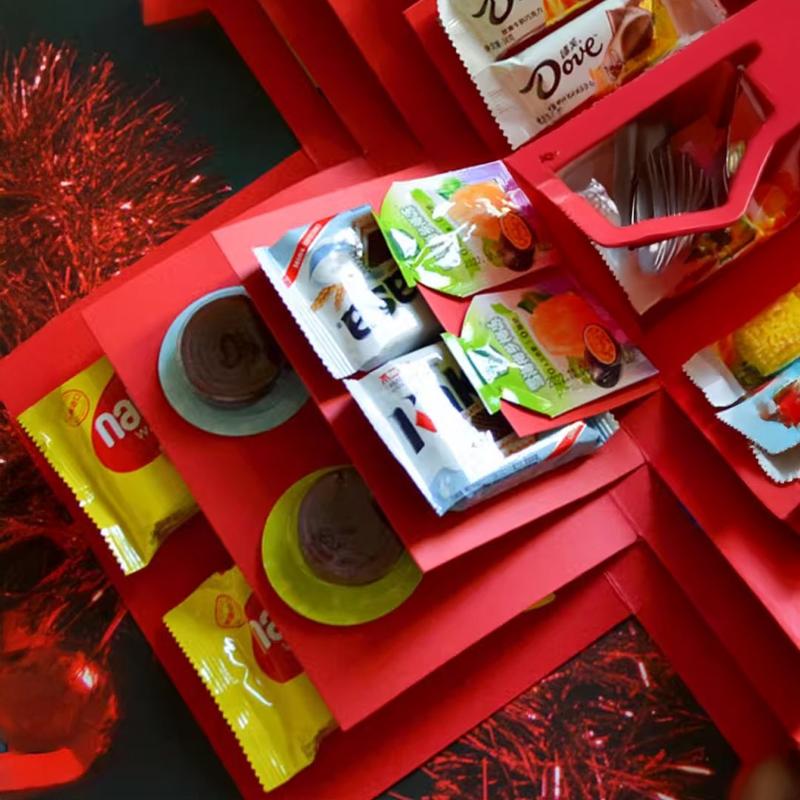 DIY Surprise Gift Box – 5 Layers, Premium Cardboard, 55×24 cm for Self-Filling