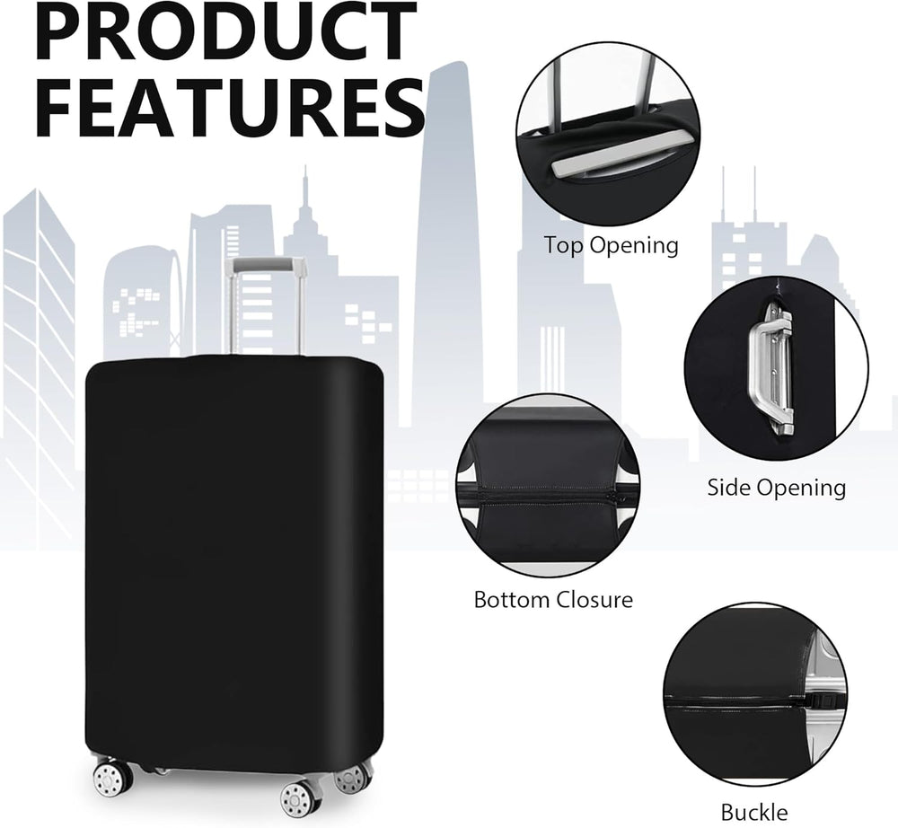 3-Piece Stretchable Luggage Cover Set - Durable Anti-Tear & Dustproof Protection for Travel