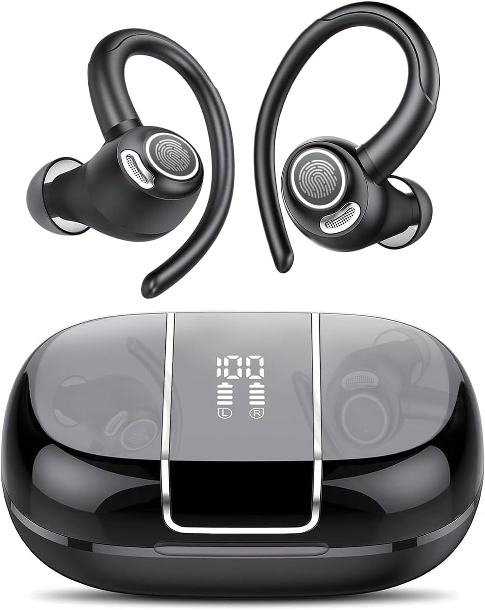 Zeyora – Wireless Bluetooth 5.3 Sport Earbuds with Noise Reduction and 48H Playback