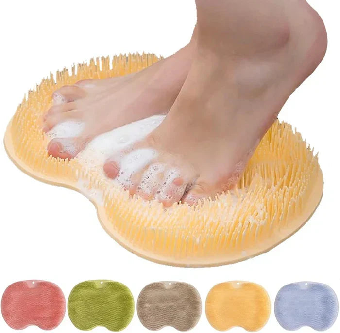 Silicone Foot Scrubber Mat – 1000+ Bristles, 104 Suction Cups & BPA-Free TPR