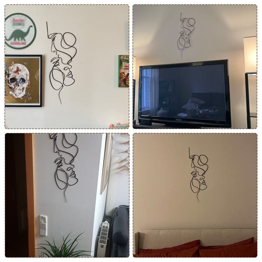 Enhanced Product Title: "3D Metall Wandkunst - Moderne Wanddekoration für Wohnzimmer, Büro & Schlafzimmer" 

This title includes relevant keywords and provides more context about the product, making it more appealing for Google Shopping.