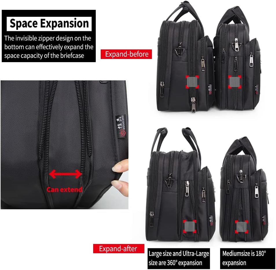 Men's Canvas Laptop & Business Tote Bag