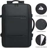 Expandable 26-45L Waterproof Travel Backpack with Laptop Sleeve & Versatile Duffle Carry - Perfect for Hiking, Camping, and Daily Use