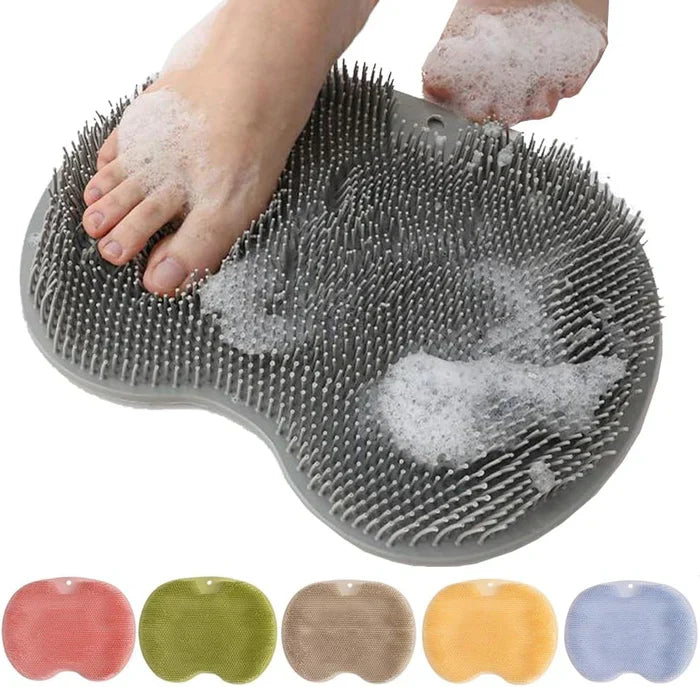 Silicone Foot Scrubber Mat – 1000+ Bristles, 104 Suction Cups & BPA-Free TPR