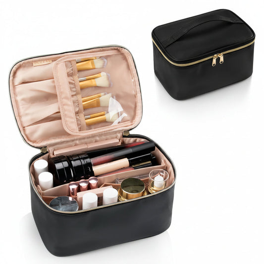 Makeup Bag – Portable Travel Cosmetic Organizer & Gift Pouch