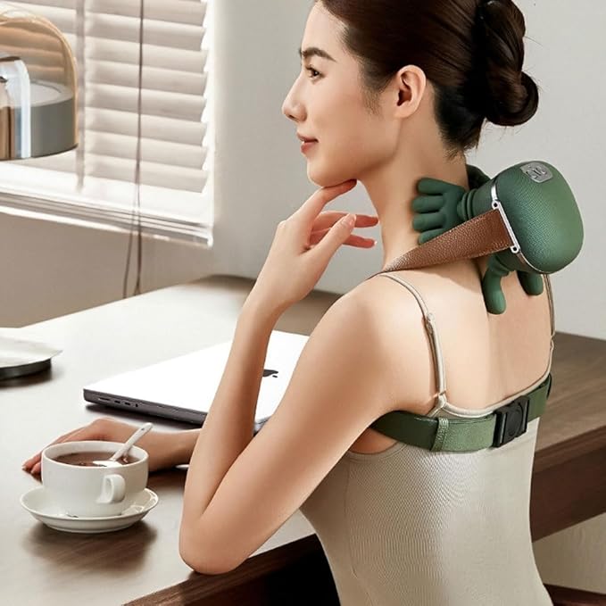 Neck & Shoulder Massager – 4D Shiatsu, Heat Function & 3 Intensity Modes