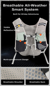 Dravien Ultra-Light Hydration Running Vest with 2L Water Bladder - Perfect for Trail Running, Hiking & Outdoor Activities