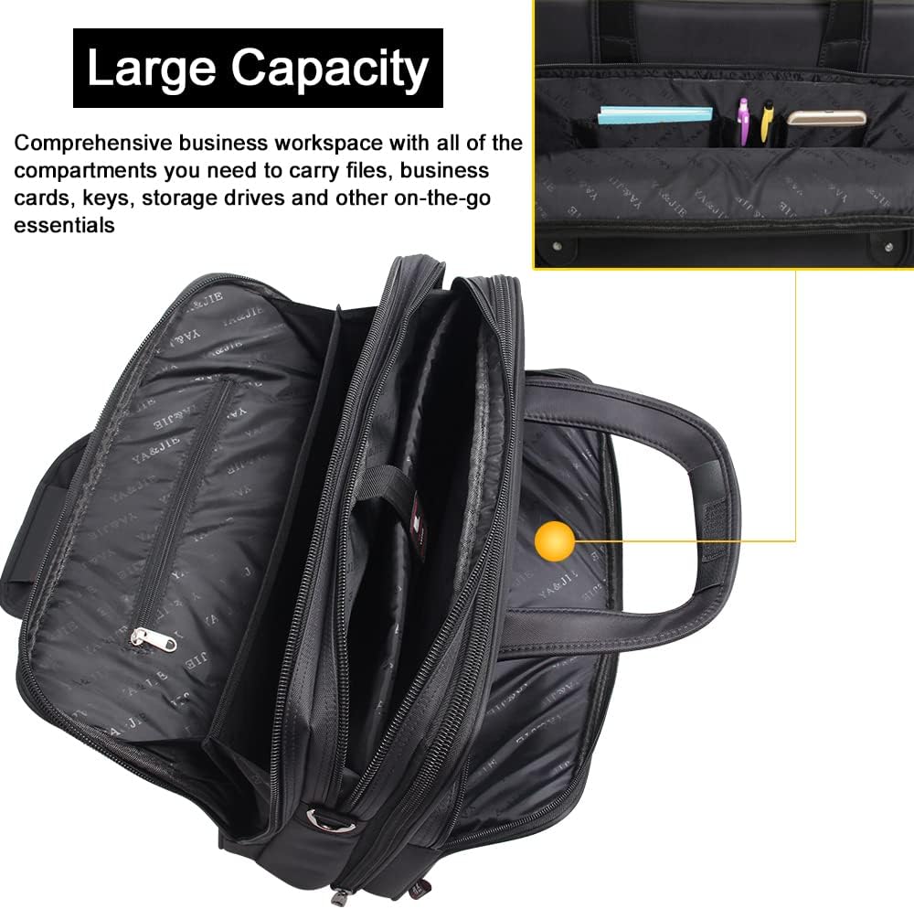Men's Stylish Canvas Laptop & Business Tote Bag - Durable, Versatile, Perfect for Work & Travel