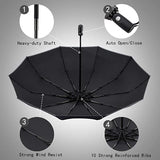 Inverted Reverse Umbrella – 360° Reflective Stripes, UPF 50+ & Automatic Open/Close