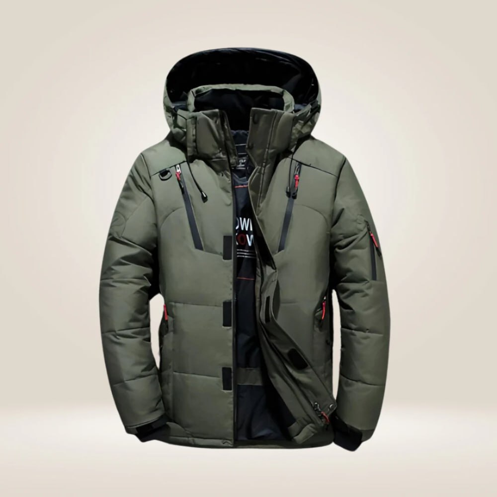Optimized Product Title: Paul™ - Herren Wind- und Wasserfeste Daunenjacke für Outdoor-Aktivitäten | Leicht, Warm & Atmungsaktiv 

This title includes relevant keywords, specifies the target audience (men), and highlights key features that potential buyers