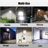 Solar Motion Sensor Light – Clamp Mount, 3 Modes & Solar/USB Charging