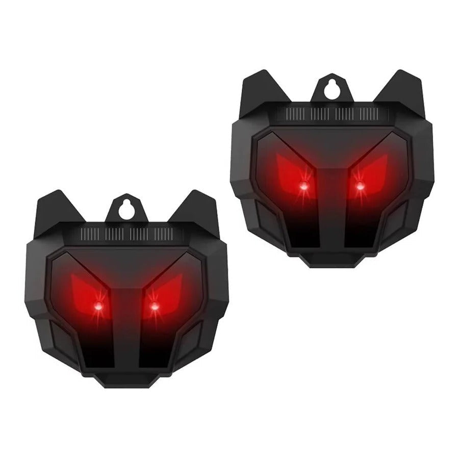 Solar Ultrasonic Animal Repeller – LED Flash, Weatherproof & 2-Pack Garden Set