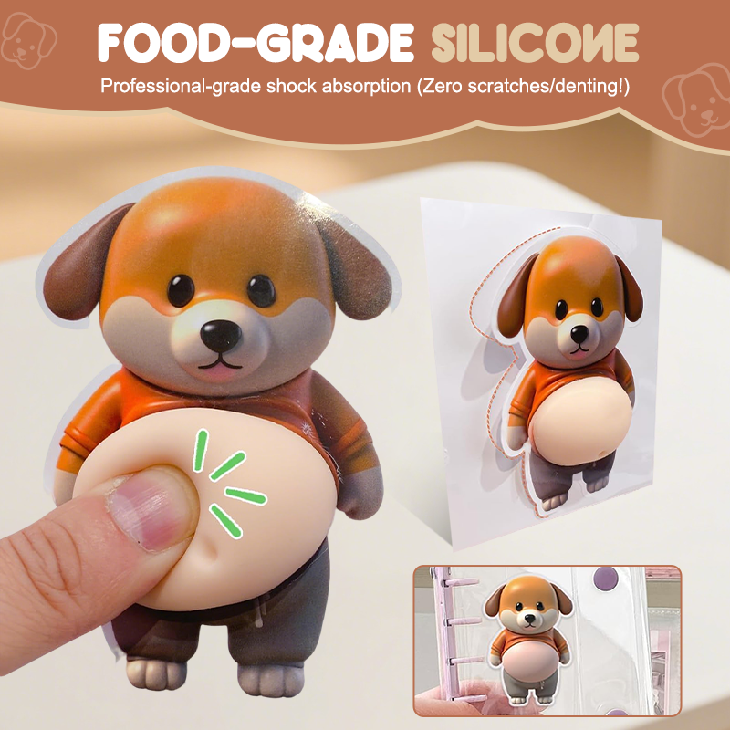 Silicone Bumper Stickers – Dog-Shaped, Food-Grade & Reusable Phone Protection
