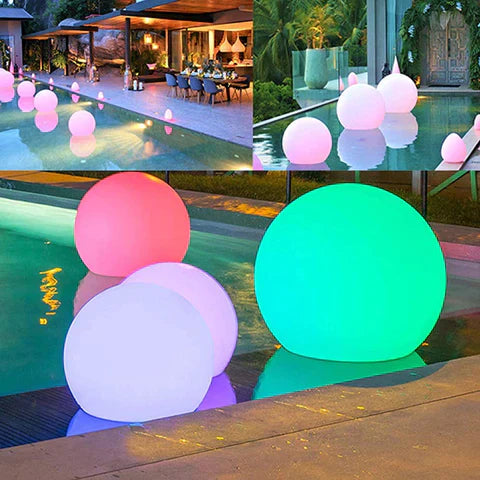 Solar Globe Light – 16 Colors, Remote Control, Weatherproof for Garden