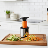 Optimized Product Title: **Edelstahl Gemüse-Spiralschneider – Perfekte Spiralen & Nudeln für Gesunde Gerichte – Küchenhelfer für Zucchini, Karotten & mehr** 

This title includes relevant keywords, highlights the benefits, and specifies the types of veget