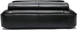Premium 15” Cowhide Leather Business Briefcase with Organizer Compartments - Stylish & Durable Professional Bag