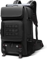 50L Waterproof Travel Backpack with Shoe Compartment, USB Charging Port & Ergonomic Design - Ideal for Hiking, Camping, and Daily Use