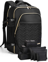 40L Airline-Approved Travel Backpack with 6 Packing Cubes & Dedicated Laptop Compartment - Perfect for Travel & Commuting