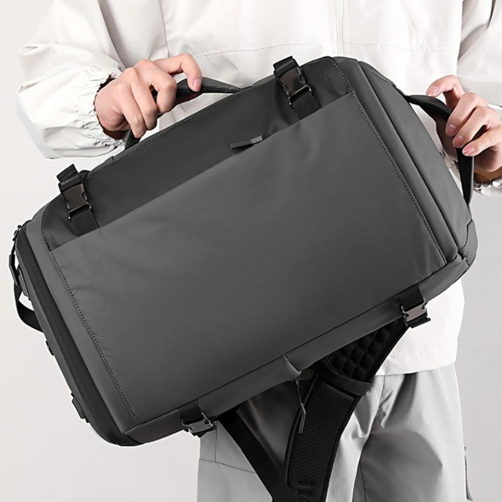 15” Waterproof Laptop Backpack with Side-Open Design & USB-C Port - TrekPro Series | Durable & Stylish Travel Bag