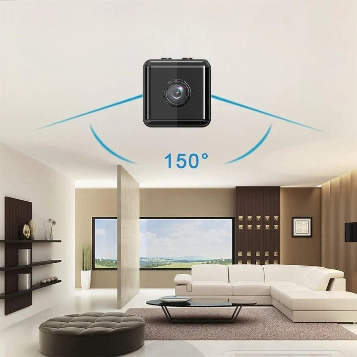 Mini WiFi Security Camera – 1080P HD, Magnetic Mount & iOS/Android App