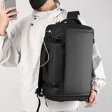 15" Waterproof Laptop Backpack with Side Opening & USB-C Port - TrekPro Series