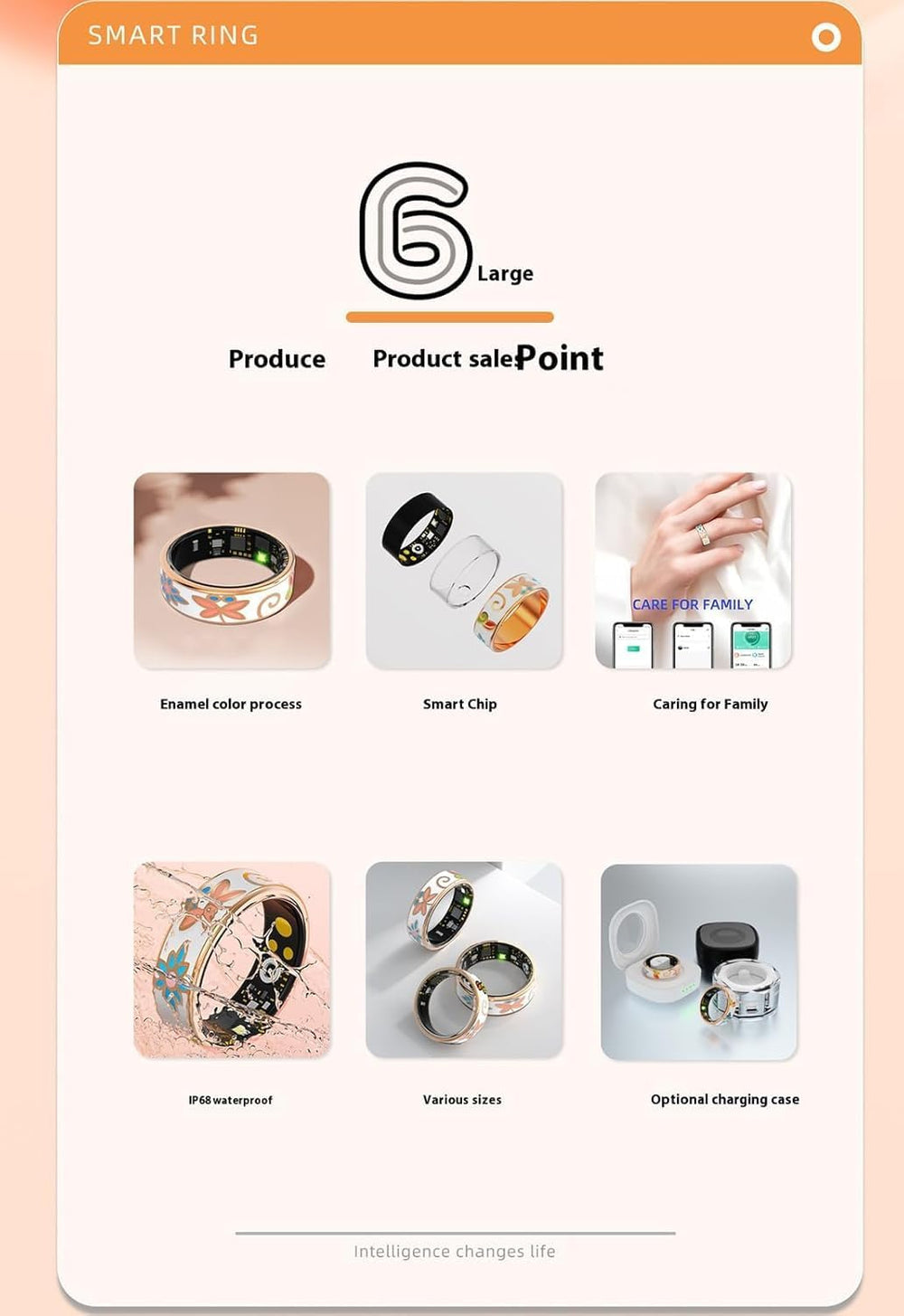 Aurina – Smart Enamel Wellness Ring – Fitness & Sleep Tracker for iOS & Android