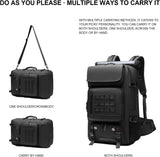 50L Waterproof Travel Backpack with Shoe Compartment, USB Charging Port & Ergonomic Design - Ideal for Hiking, Camping, and Daily Use