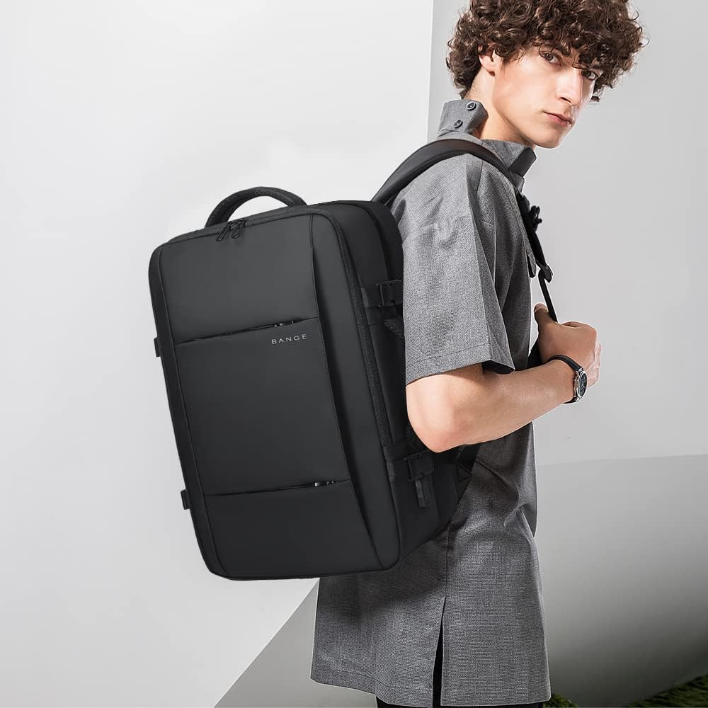 Expandable 26-45L Waterproof Travel Backpack with Laptop Sleeve & Versatile Duffle Carry - Perfect for Hiking, Camping, and Daily Use