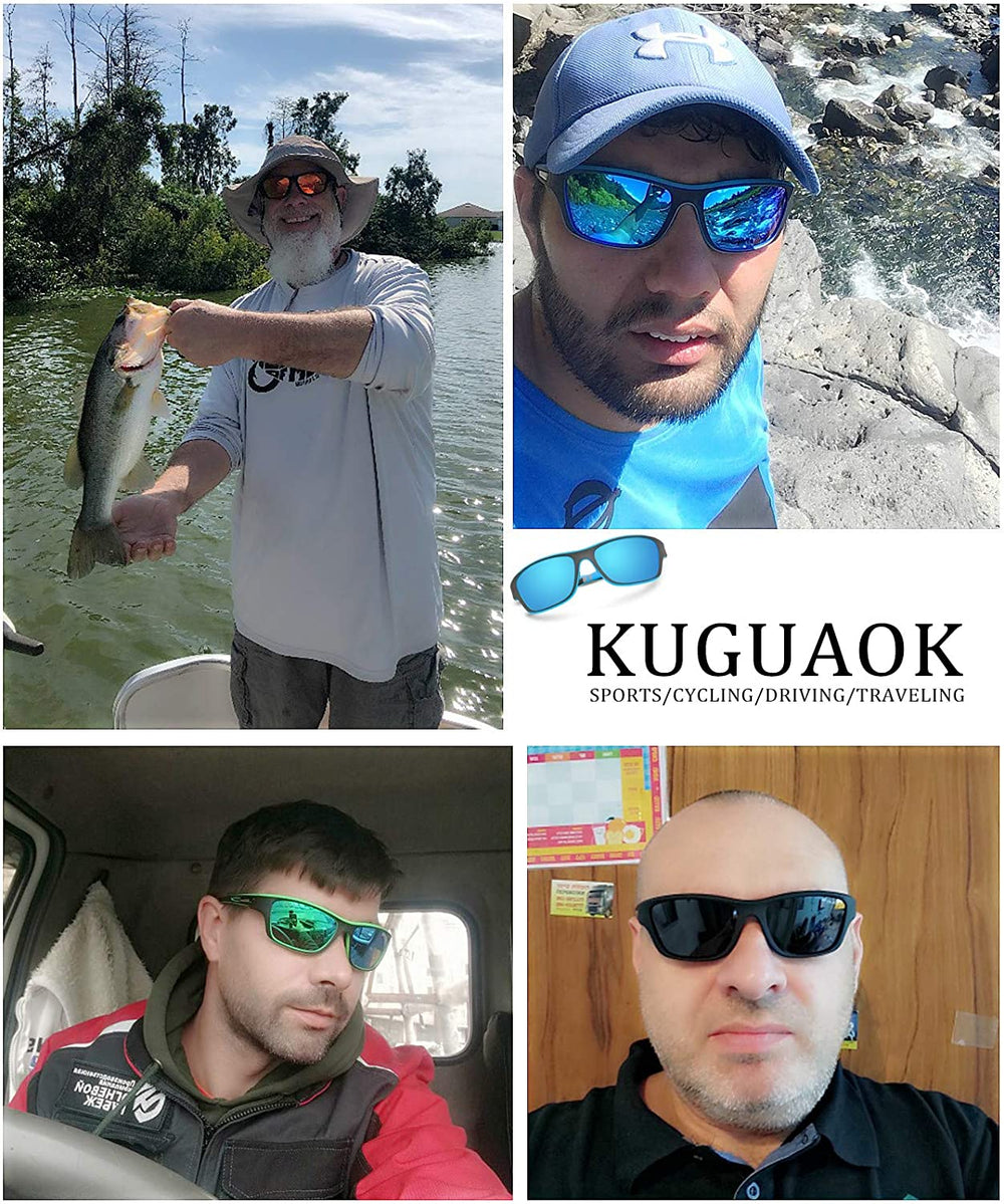 Sporty Polarized Sunglasses – UV400 TAC Lenses, TR90 Frame & Scratch-Resistant
