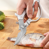 Multifunctional Kitchen Shears – 3Cr13 Stainless Steel, ABS Grip & Safety Lock