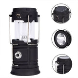 Solar LED Camping Lantern – USB Power Bank, Telescopic & Rechargeable