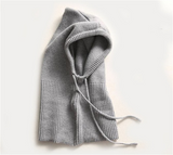 Cashmere Knit Beanie – Adjustable Drawstring, Soft Cozy Feel & Winter Warmth