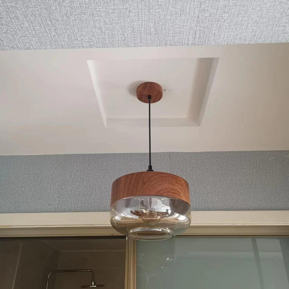 NordLuna – Stylish Scandinavian Wooden Ceiling Lamp