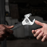 Adjustable Ratchet Wrench – Self-Tightening, Non-Slip TPR Grip, 20/25/30cm