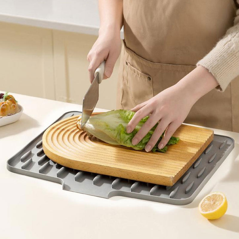 Optimized Product Title: "Silikon-Abtropfmatte mit Schneller Entwässerung – Hitzebeständig & Rutschfest für Küche und Grill" 

This title includes relevant keywords and highlights key features to improve visibility and appeal in Google Shopping.