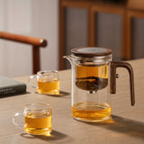 Glass Teapot Infuser Loose Leaf Tea Maker Pitcher