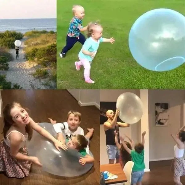 Inflatable Stretch Bubble Ball – TPR, Air or Water Fill, 122kg Capacity & BPA-Free