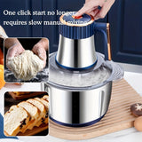 BowLift | Stainless Steel Food Processor – Powerful Meat Grinder & Vegetable Chopper (5L, 5000 RPM)