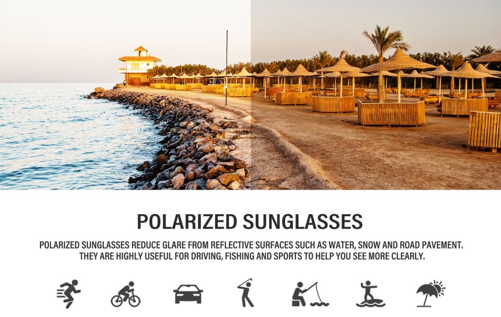 Cat-Eye Sunglasses – Polarized UV400 Lenses, Lightweight Frame & 9 Colors