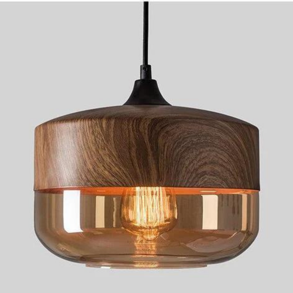 NordLuna – Stylish Scandinavian Wooden Ceiling Lamp