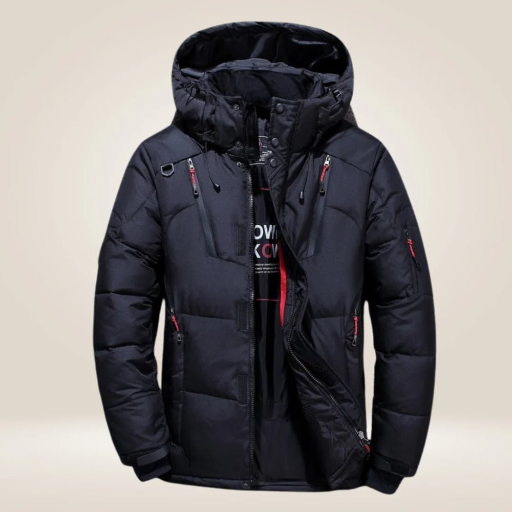 Optimized Product Title: Paul™ - Herren Wind- und Wasserfeste Daunenjacke für Outdoor-Aktivitäten | Leicht, Warm & Atmungsaktiv 

This title includes relevant keywords, specifies the target audience (men), and highlights key features that potential buyers