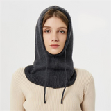 Cashmere Knit Beanie – Adjustable Drawstring, Soft Cozy Feel & Winter Warmth