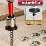 Magnetic Screwdriver Bits – S2 Steel, Adjustable Depth Stop & 1/4" Hex Shank
