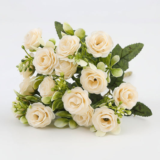 Hanging Rose Basket – Artificial Flowers, Patio Decor & Mother's Day Gift