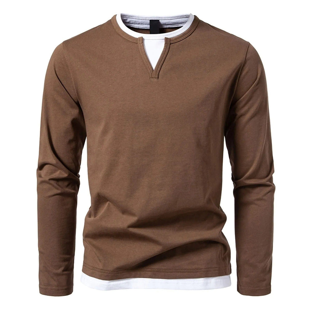 Enhanced Product Title: "JACOB Long Sleeve Henley Shirt for Men - Stylish & Comfortable Casual Wear" 

This title includes relevant keywords while providing more detail about the product, which can help improve visibility and appeal in Google Shopping.