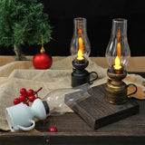 LED Flame Lantern – Battery-Powered, Flameless Flicker & 18.3cm Portable