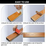 Wood Grain Painting Roller Set – 2-Piece Rubber, Fine & Coarse Grain Tools