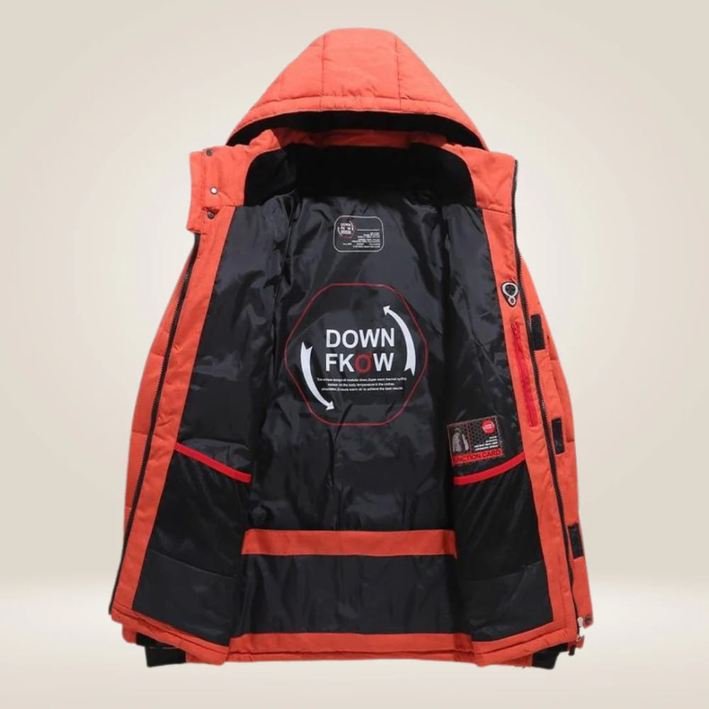 Optimized Product Title: Paul™ - Herren Wind- und Wasserfeste Daunenjacke für Outdoor-Aktivitäten | Leicht, Warm & Atmungsaktiv 

This title includes relevant keywords, specifies the target audience (men), and highlights key features that potential buyers