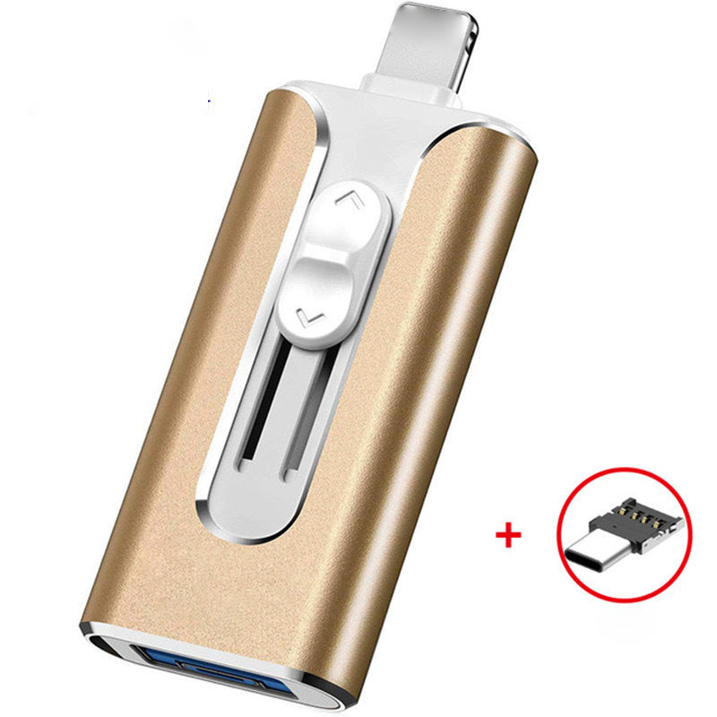 4-in-1 USB Flash Drive – Lightning, USB-A & USB-C, Up to 256 GB